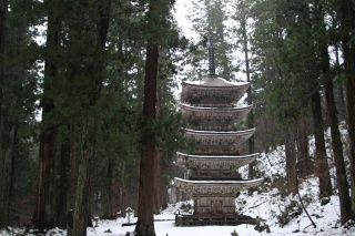 羽黒山(五重塔) 冬(Five-storied Pagoda of Mt. Haguro)