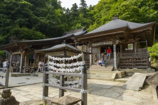 山寺 奥の院(Yamadera: Rissyakuji Temple, Okunoin Hall)