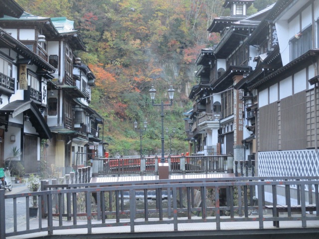 銀山温泉(紅葉)